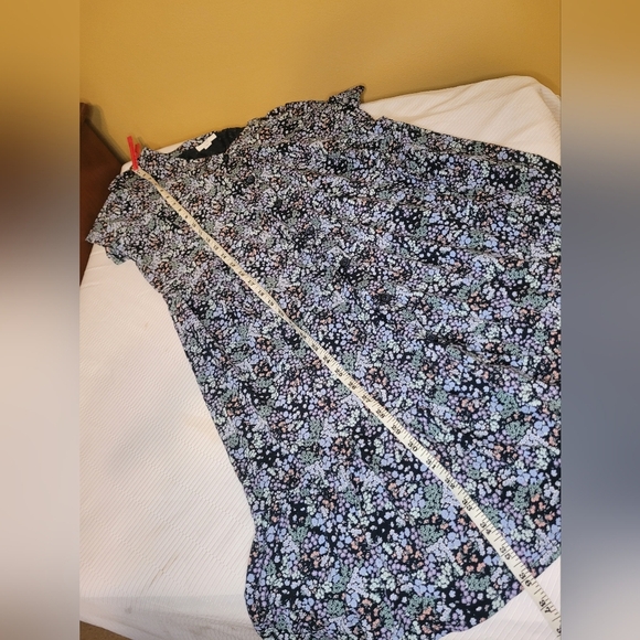 J. Jill Ditsy Floral Print Button Front Dress sz M 265031 - Picture 12 of 12